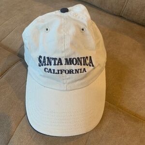 Triangle Sport Headwear Tan/Blue Santa Monica CA Hat